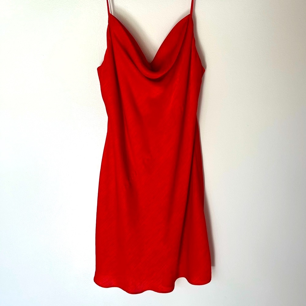 House of Harlow x REVOLVE Ira Mini Dress in Crimson Red Medium